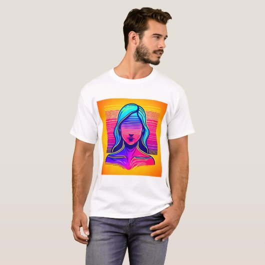 Digitale Träume T-Shirt (Vorne ganz)