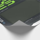 Digitale Uhr-Geschenkpapier Geschenkpapier (Ecke)