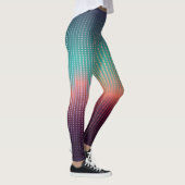 Digitale urbane Landschaft, bunte Plätze. Leggings (Rechts)