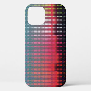 Digitale urbane Quadrate: futuristische Unschärfe. Case-Mate iPhone Hülle