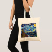 Digitale vektorstudie Vincent van Goghs Tragetasche (Vorderseite (Produkt))