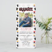 Digitale Veranstaltung der Retro-Graduierungsparte Einladung (Stehend Vorderseite)