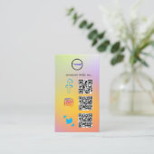 Digitale Visitenkarte (Stehend Vorderseite)