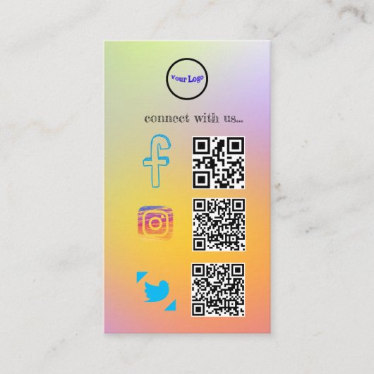 Digitale Visitenkarte (Vorderseite)