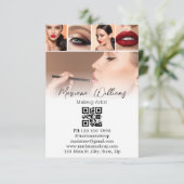 digitale Visitenkarte ql Code 5 Foto Karte (Stehend Vorderseite)