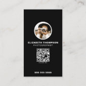 Digitale Visitenkarten mit QR-Code Visitenkarte (Rückseite)