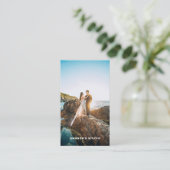 Digitale Visitenkarten mit QR-Code Visitenkarte (Stehend Vorderseite)