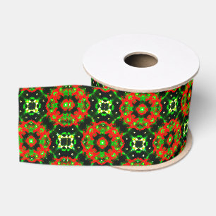 Digitale Weihnachts-Punkte-Design 1 Ripsband
