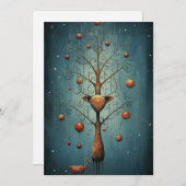 Digitale Weihnachtskarten - Online-Weihnachtskarte Feiertagskarte (Vorne/Hinten)