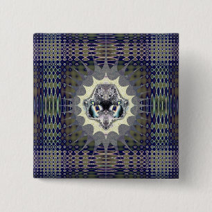 Digitale Welt,Elegantes Fraktaldesign, abstrakte p Button