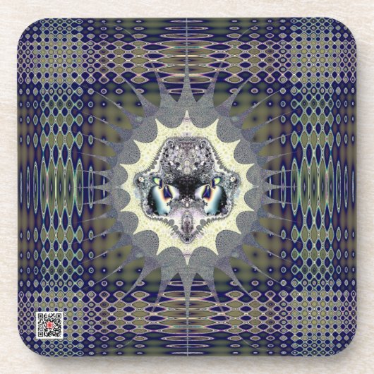 Digitale Welt Getränkeuntersetzer (Vorderseite)