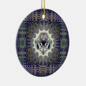 Digitale Welt Keramik Ornament (Rechts)