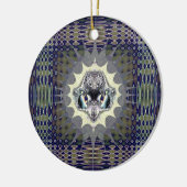 Digitale Welt Keramik Ornament (Links)