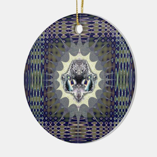 Digitale Welt Keramik Ornament (Links)