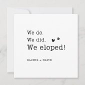 Digitale Wir machen Wir haben die Ankündigung (Vorderseite)