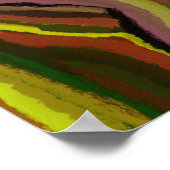 Digitale Wirbel, Ölmalerei, handgezeichnet Poster (Ecke)