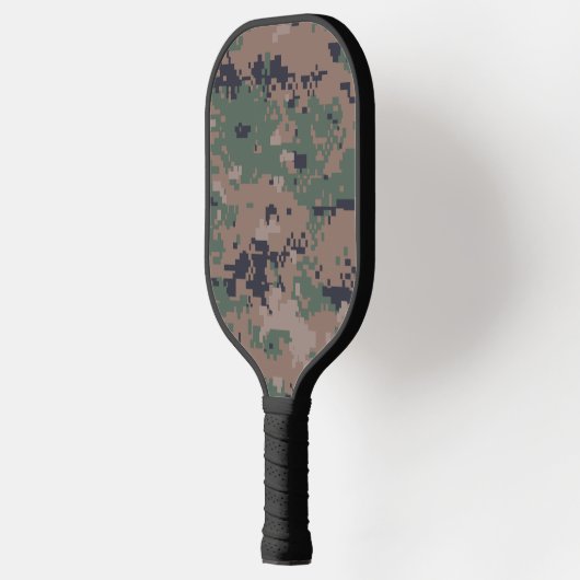 Digitale Woodland-Camouflage individuell anpassbar Pickleball Schläger (Links)