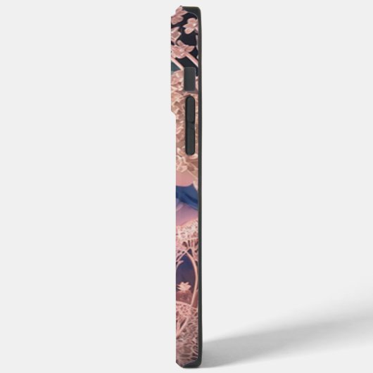 Digitaler 3D-Druck Case-Mate iPhone Hülle (Rückseite / Links)