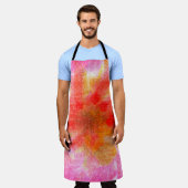 Digitaler abstrakter Hintergrund mit Pinselstrich Schürze (Getragen)