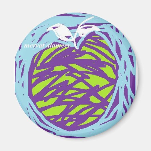 Digitaler Apple Magnet (Vorne)