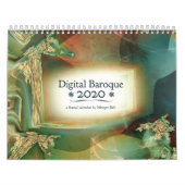 Digitaler Barockkalender 2020 Fraktal Kalender (Titelbild)