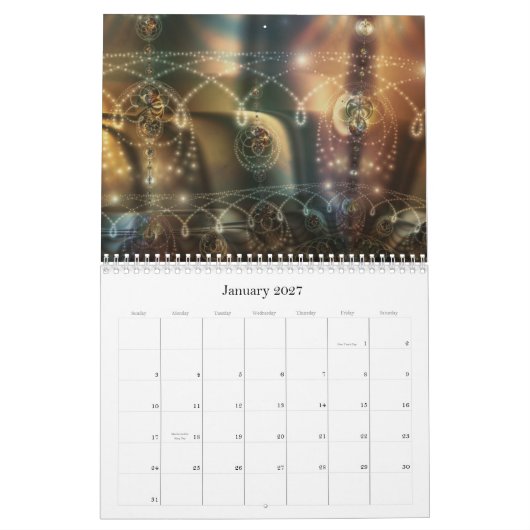 Digitaler Barockkalender 2021 Fraktal Kalender (Jan 2027)