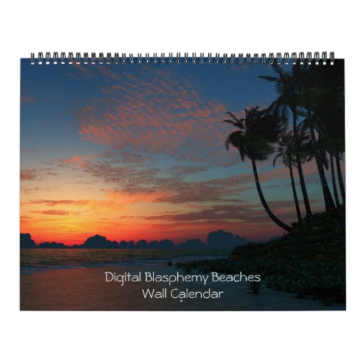 Digitaler Blasfemy Beaches Wall Calendar Kalender (Titelbild)