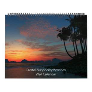 Digitaler Blasfemy Beaches Wall Calendar Kalender