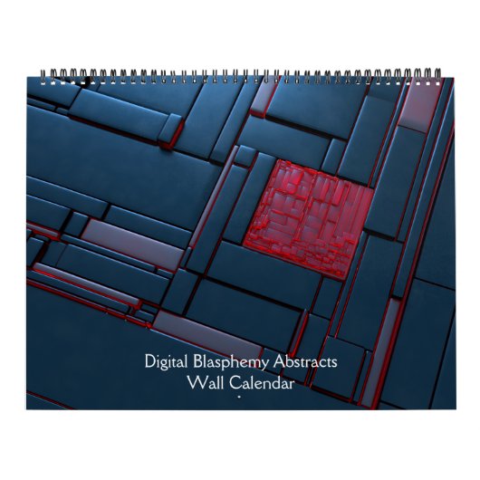Digitaler Blasphämie Abstrakter Wall-Kalender Kalender (Titelbild)