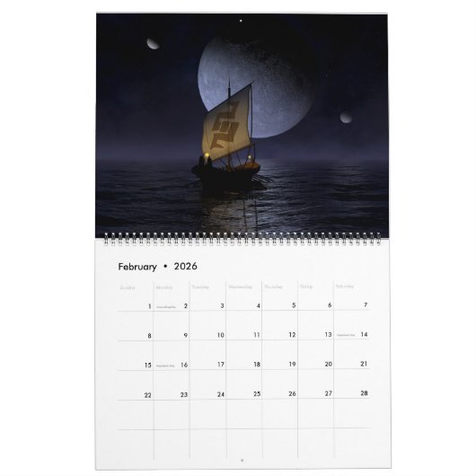 Digitaler Blasphemy Classic-Wall-Kalender Kalender (Feb 2026)