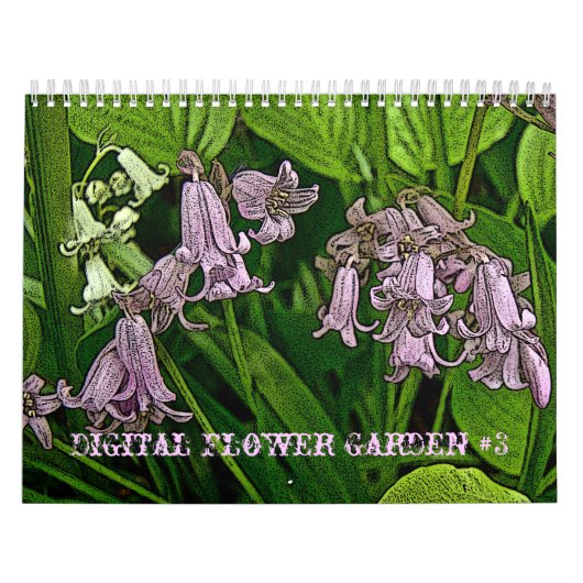 Digitaler Blumengarten Calendar #3 Kalender (Titelbild)