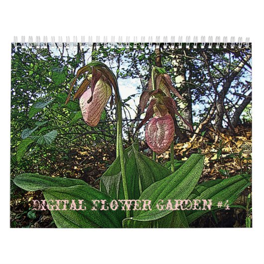 Digitaler Blumengarten Calendar #4 Kalender (Titelbild)