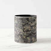 Digitaler Camouflage-Druck für die militärische Ca Zweifarbige Tasse (Mittel)