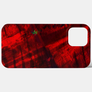 Digitaler Canyon mit kräftigen roten und Limon-grü Case-Mate iPhone Hülle