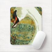 Digitaler Collage Schwan Mousepad (Mit Mouse)