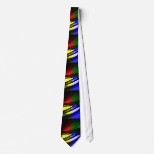 Digitaler Computer Abstrakt Art Neck Tie Krawatte