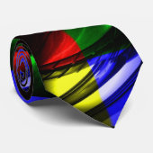 Digitaler Computer Abstrakt Art Neck Tie Krawatte (Gerollt)