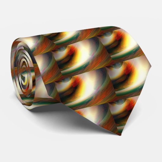 Digitaler Computer Abstrakt Krawatte (Gerollt)