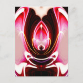 Digitaler Computer Moderne Abstrakte Kunst Postkarte (Vorderseite)
