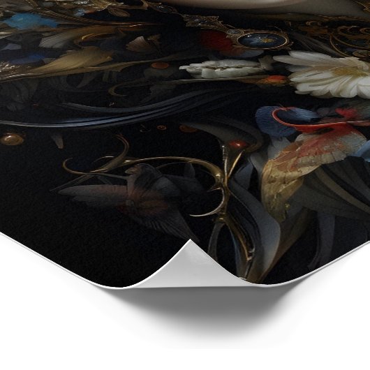 Digitaler Druck der barocken Kunst Poster (Ecke)