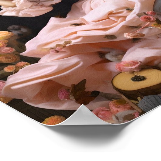 Digitaler Druck der barocken Kunst Poster (Ecke)