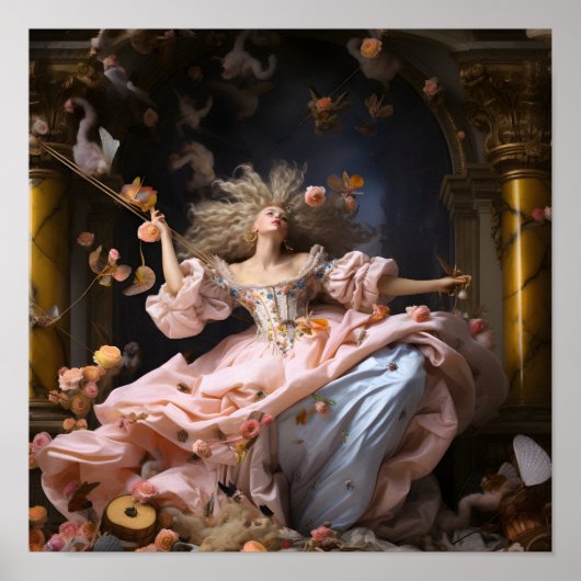 Digitaler Druck der barocken Kunst Poster (Vorne)