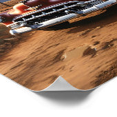 Digitaler Druck für Vintage Autos Poster (Ecke)