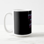 Digitaler Flow-Zustand Retro-Neon-80er-Gaming-Ästh Kaffeetasse (Links)