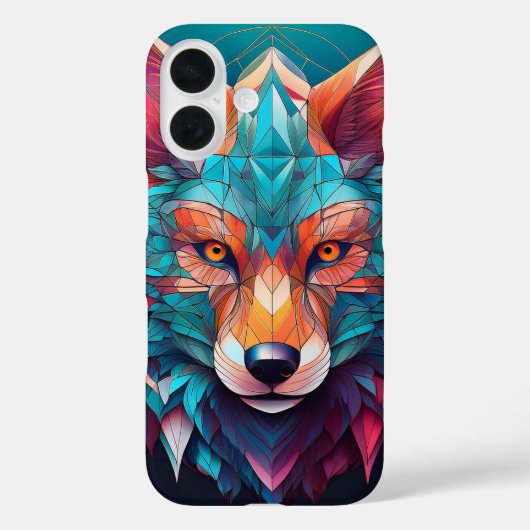 Digitaler Fuchs Case-Mate iPhone Hülle (Rückseite)