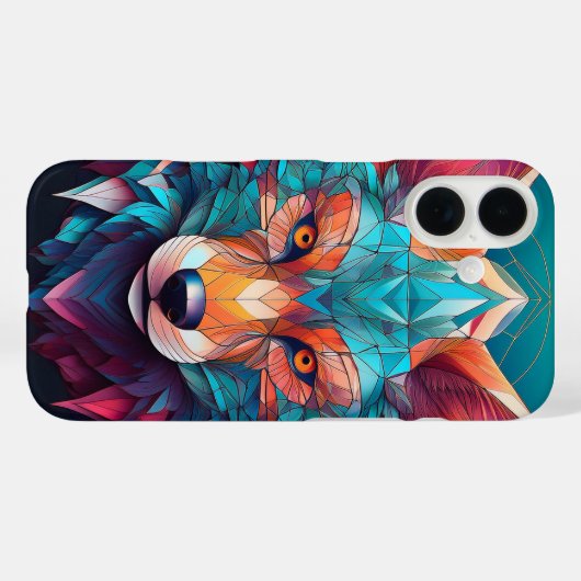 Digitaler Fuchs Case-Mate iPhone Hülle (Rückseite (Horizontal))