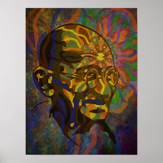 Digitaler Gandhi - 2012 Poster (Vorne)