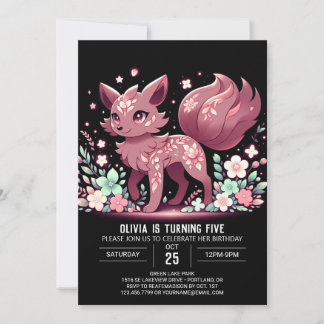 Digitaler Geburtstag des modernen benutzerdefinier Einladung