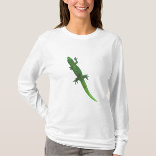 Digitaler Gecko zum Shirt der Frauen