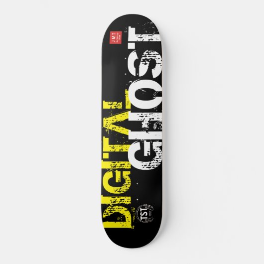 DIGITALER GEIST Skateboard (Vorderseite)